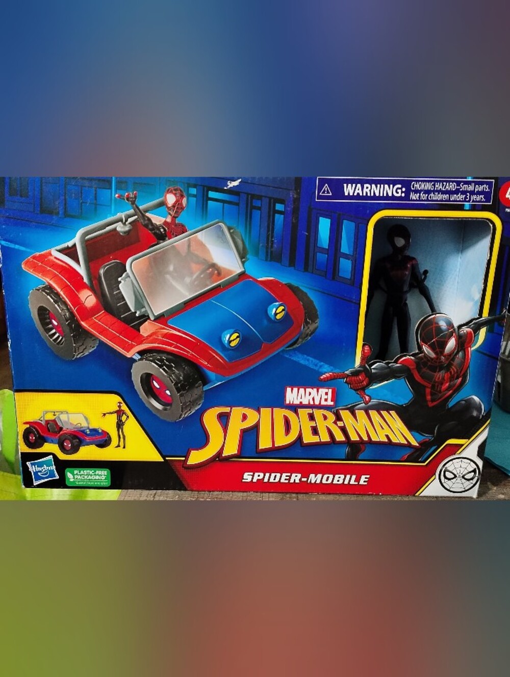 Marvel Spider-Man Spider-Mobile Vehicle - Red, Blue & Black